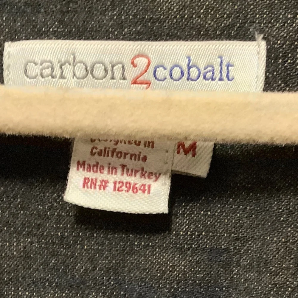 carbon2cobalt| Men’s Medium Button Down Brown Relaxed Casual Boxy 100% Cotton - Picture 3 of 9